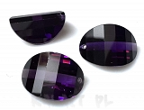 Zirconia AAA+ łódeczka amethyst 14mm - SRY51