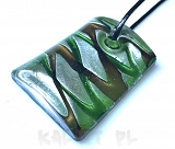 Szkło weneckie - wisior 3x4,5cm - SW9