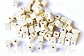 Koraliki drewniane - kostki - 1,2x1,2cm - 20szt. - D67