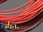 Sznurek czerwony - 0,5mm - 2metry - SZ31