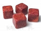 Koral naturalny kostki 1,0cm 1szt-K42
