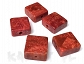 Koral naturalny kwadrat 1,2 cm - 1szt. -K58
