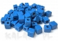 Koraliki drewniane - kostki - 1,2x1,2cm - 20szt. - D019