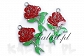 Charms bali zawieszka Różyczka - CZ065 