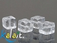 Kryształ górski kostki 0,6cm 2szt -K117