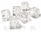Crackle kostki białe 1cm 8szt.-KS117 