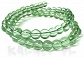 Sznur kule szklane 0,8cm zielone pastelowe 42szt. - KS689-H