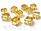 Zirconia AAA+ kostka -0,6x0,6cm gold light - SRY26