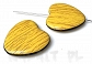 Imitacja drewna - żółte - 2szt. - PLA132 
