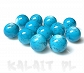 Marmur imitacja niebieski jasny kule 1,2cm 6szt MI17
