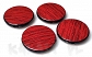 Imitacja drewna - czerwone - 3szt. - PLA119 