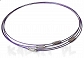 Obroża choker fioletowa 46cm - OB05
