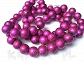 Sznur spectra kule 1cm 83szt. amarantowe - KS543