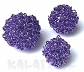 Kula pleciona fioletowa 1,4cm 1szt.-CH428