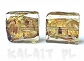Weneckie kwadraty gold - 2cm - SW122