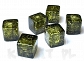 Crackle kostki zielone 0,8cm 10szt.-KS220
