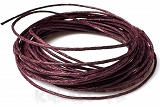 Sznurek woskowany 1mm 5m - BORDOWY