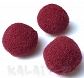 Filcowe pompony bordo 2cm 5szt - POM1