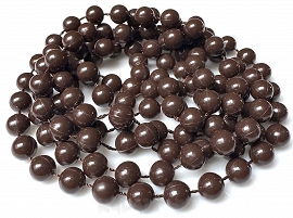 Akrylowe gotowe korale na sznurku 140cm  -BST72