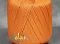 Sznurek jubilerski bawełna 1,5mm pomarańcz - 10m-MOT11