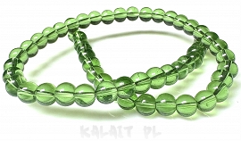 Sznur kule szklane 0,6cm zielone jasne 50szt. - KS686A-H