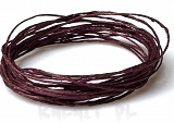 Lniany sznurek 1,0mm -3m bordo - LEN16