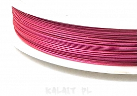 Linka stalowa różowa 0,45mm 6m - LSP29