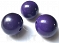 Metaliczne kule 2cm fioletowe - AK144