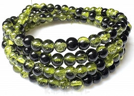 Sznur crackle kule 0,4cm 100szt.-KS723A