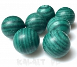 Malachit imitacja kule 1,4cm 2szt. -K136A