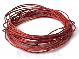Lniany sznurek 1,0mm -3m czerwony - LEN8