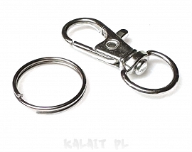 Oksyda brelok zapięcie karabińczyk z kółkiem 3,2cm 2szt. -M83