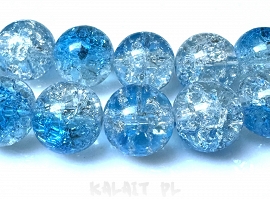 Sznur crackle kule 1,2cm 37szt.-KS353A