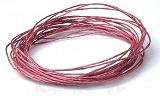 Lniany sznurek 1,0mm -3m różowy - LEN13