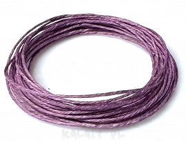 Lniany sznurek 1,0mm -3m fioletowy - LEN7
