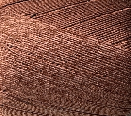 Sznurek jubilerski bawełna 1,5mm brązowy - 10m-MOT3