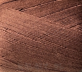 Sznurek jubilerski bawełna 1,5mm brązowy - 10m-MOT3