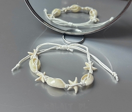 Bransoletka z muszelek 