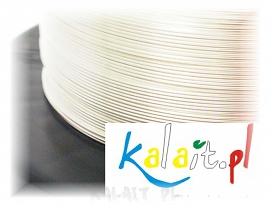 1,5mm 0,5metra drut posrebrzany miękki