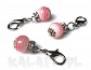 Charms zawieszka kuleczka pasiasta -CZ127