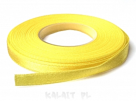 Wstążka satynowa Louxion  0,6cm żółta 4m - WL20