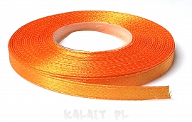 Wstążka satynowa Louxion  0,6cm pomarańczowa 4m - WL21