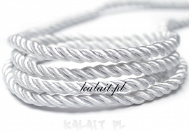 HURT sznurek skręcony 5mm - 20m Srebrny