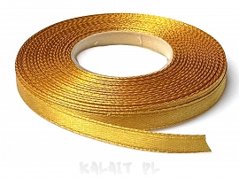 Wstążka satynowa Louxion  0,6cm złota 4m - WL11