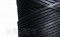 Sznurek jubilerski bawełna 3mm -czarny 2 metry