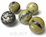 Turkus żółty kule 1,8cm 1szt. - ONE002