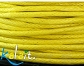 Sznurek woskowany - żółty - 2mm - 4metry