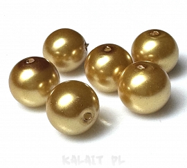 Perły szklane 1,2cm 6 sztuk -TPP38