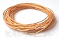 Lniany sznurek 1,0mm -3m pomarańczowy - LEN9