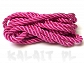 Sznurek 5mm jubilerski skręcony różowy 2m-SZ60